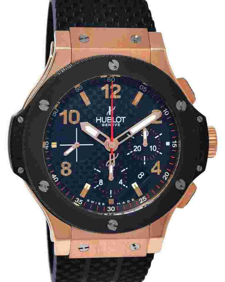 Hublot Big Bang 44 mm
Rose Gold Ceramic Black Dial 44mm Watch B/P 301.PB.130.RX