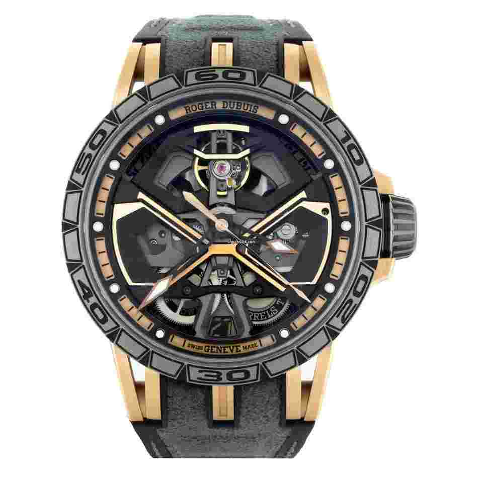 Roger Dubuis Excalibur
Monobalancier Huracan Rose Gold Skeleton 45mm RDDBEX0750 Full Set