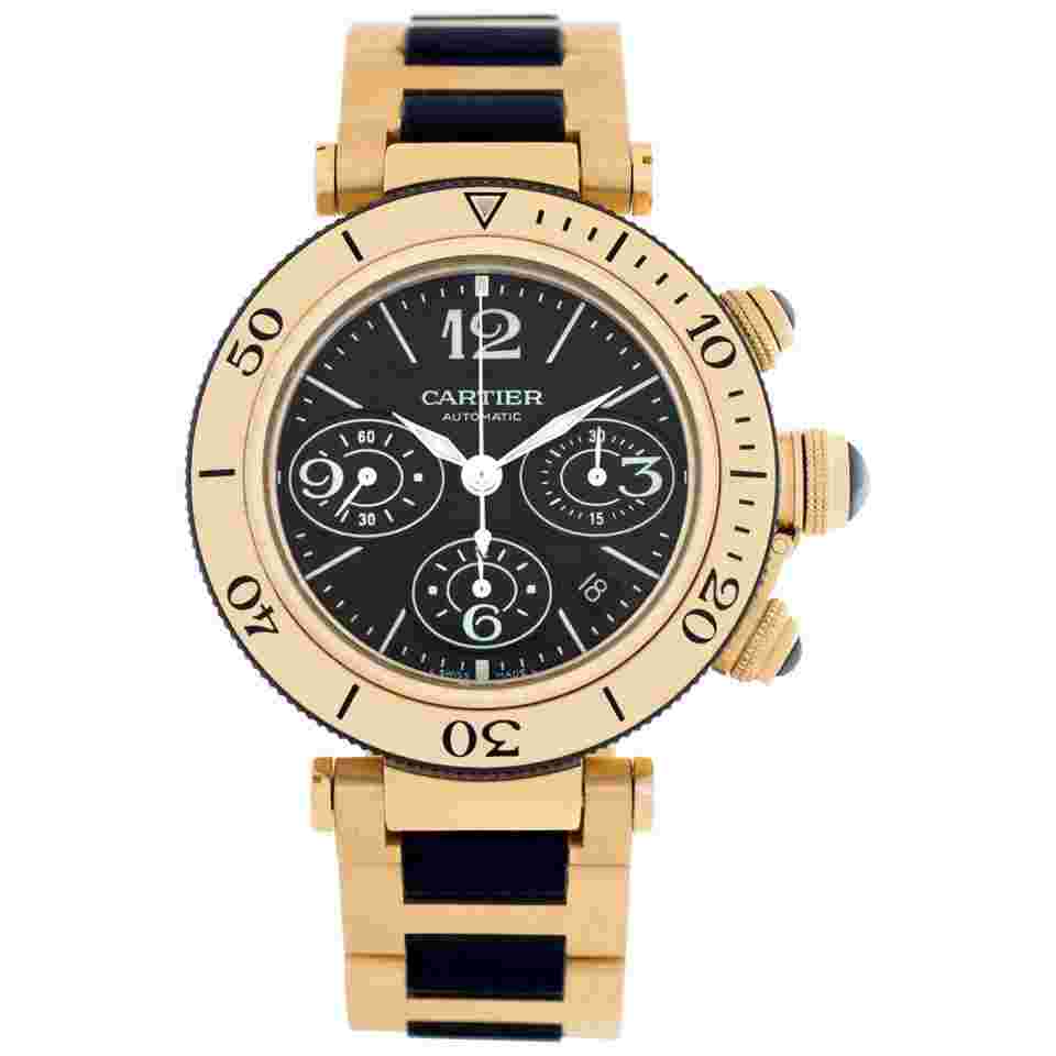 Cartier Pasha Seatimer
Chrono W301970M 18k Yellow Gold 42mm watch