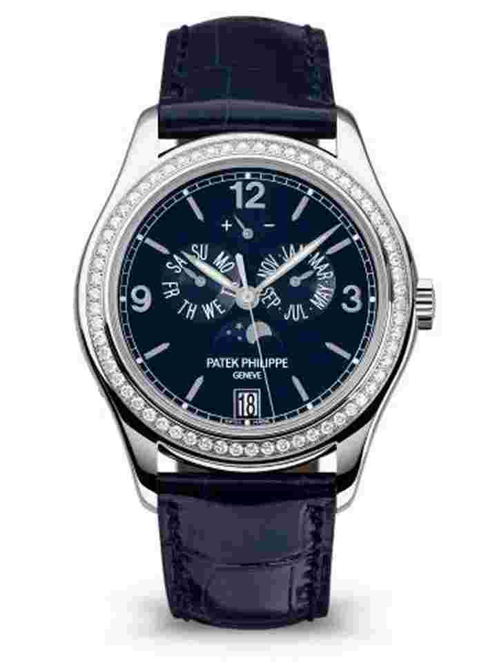 Patek Philippe Annual Calendar
Complications Annual Calendar Moonphase 18k White Gold & Diamonds Men's Watch