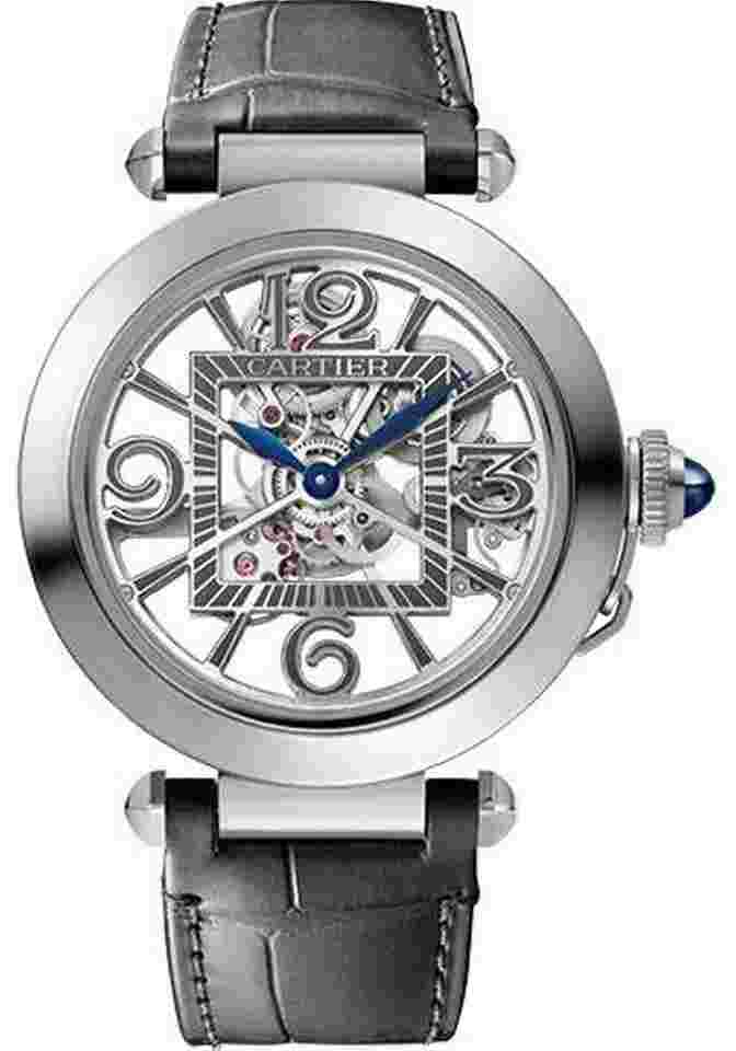 Cartier Pasha
de Cartier Watch - 41 mm Steel Case - Skeleton Dial - Bracelet - Second Strap - WHPA0007