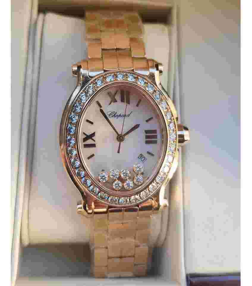 Chopard Happy Sport
Oval Rose Gold Diamonds NEW UNWORN