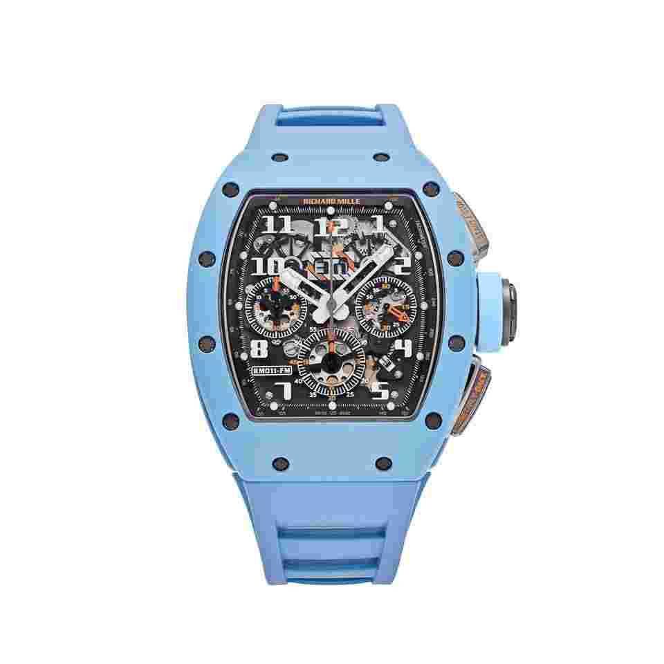 Richard Mille RM 011 Baby Blue Ceramic Felipe Massa Last Limited Edition of 50 (2019)