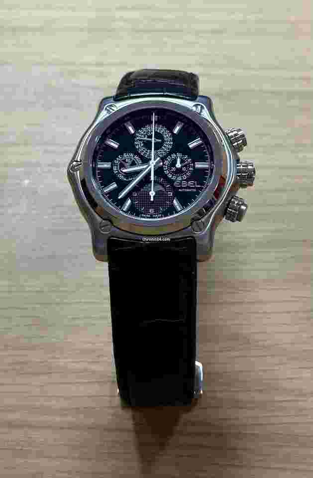 Ebel 1911 BTR Perpetual Calendar Chronograph Rare Ebel perpetual Full set with overhaul receipt