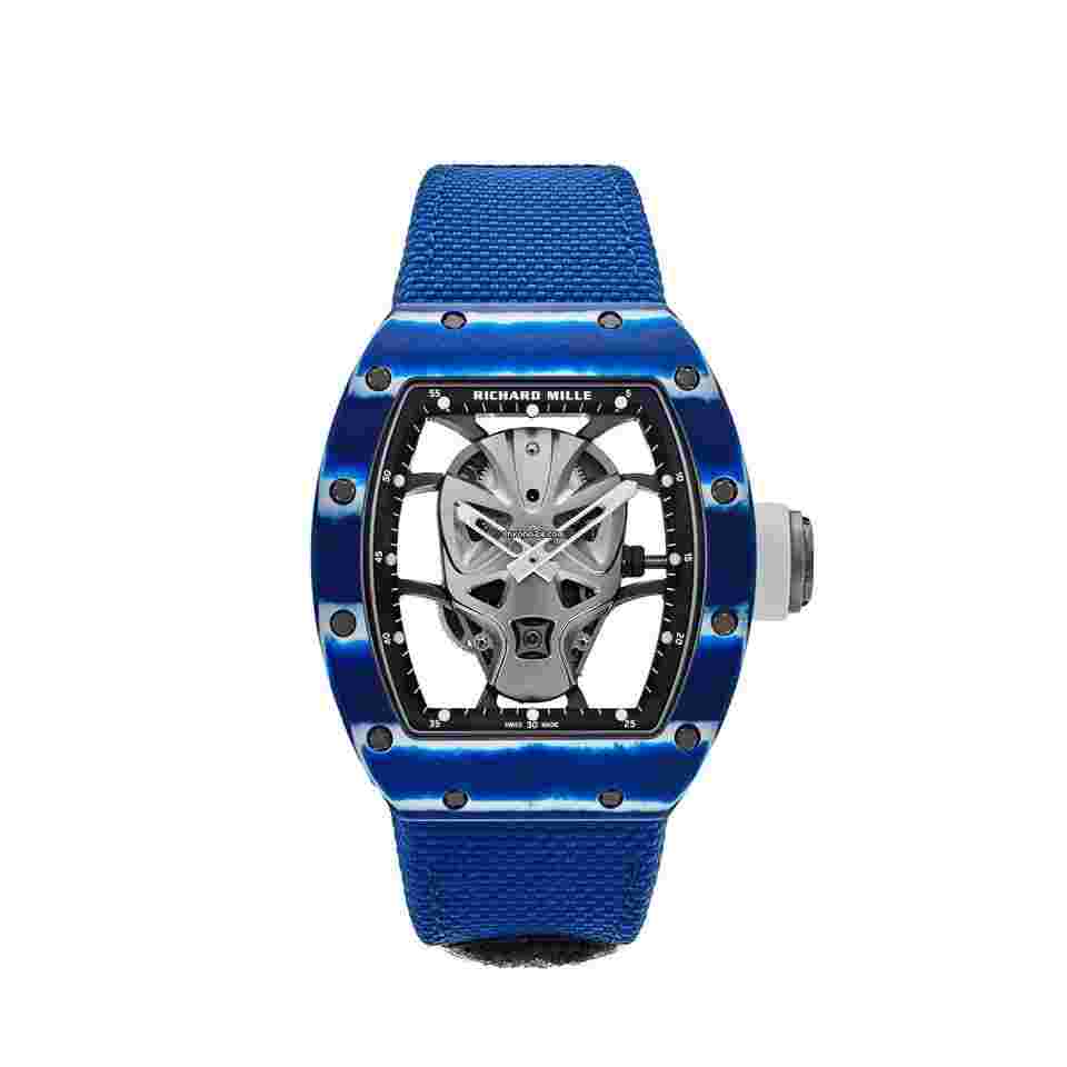 Richard Mille RM 052
                           
                                 52-06 Tourbillon 'Mask' Blue White Quartz TPT