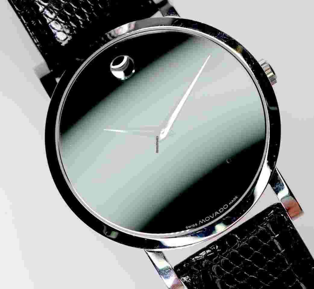 Movado Museum 84 F4 1891 Wrist Watch Automatic 42mm Stainless Steel