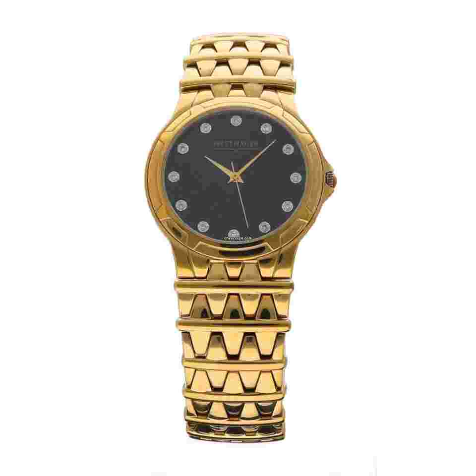 Wittnauer
Black Diamond Dial Gold Plated Steel 35 mm Sapphire Quartz Men's Watch