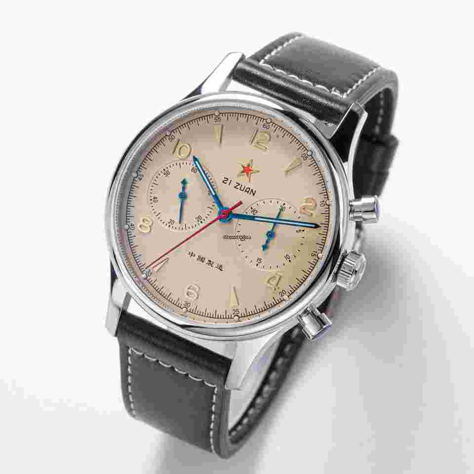 Sea-Gull
                           
                                 Movement Sugess SU1963RD40BK 40MM Sapphire Seagull ST1901 Mens Chronograph Watch 1963