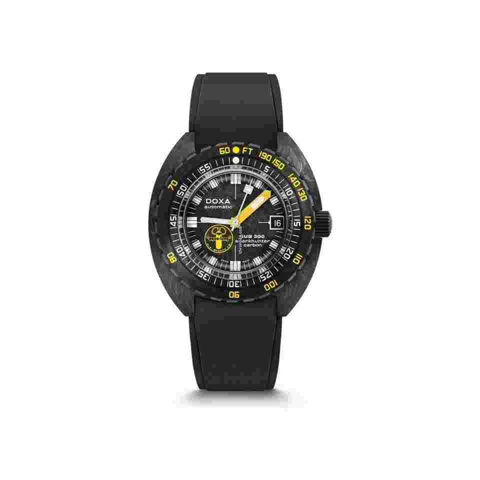 Doxa Sub
                           
                                 300 Carbon Aqua Lung US Divers Sharkhunter Men's Watch 822.70.101AQL.20