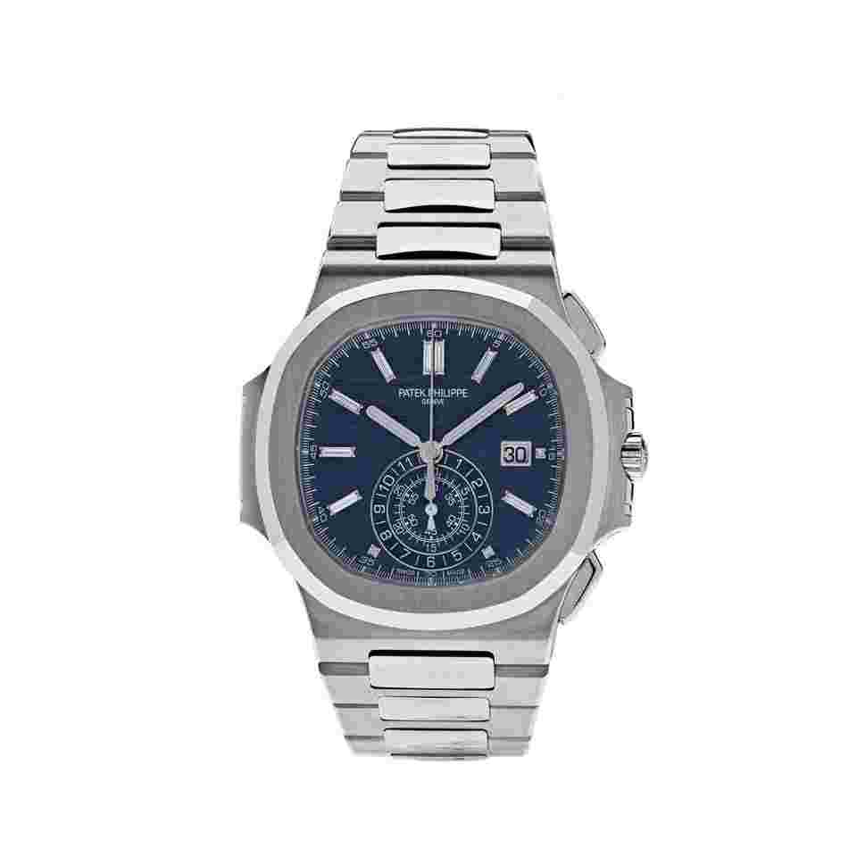 Patek Philippe Nautilus
5976/1G-001 '40th Anniversary' Chronograph White Gold Blue Diamond Dial Limited Edition (2018)