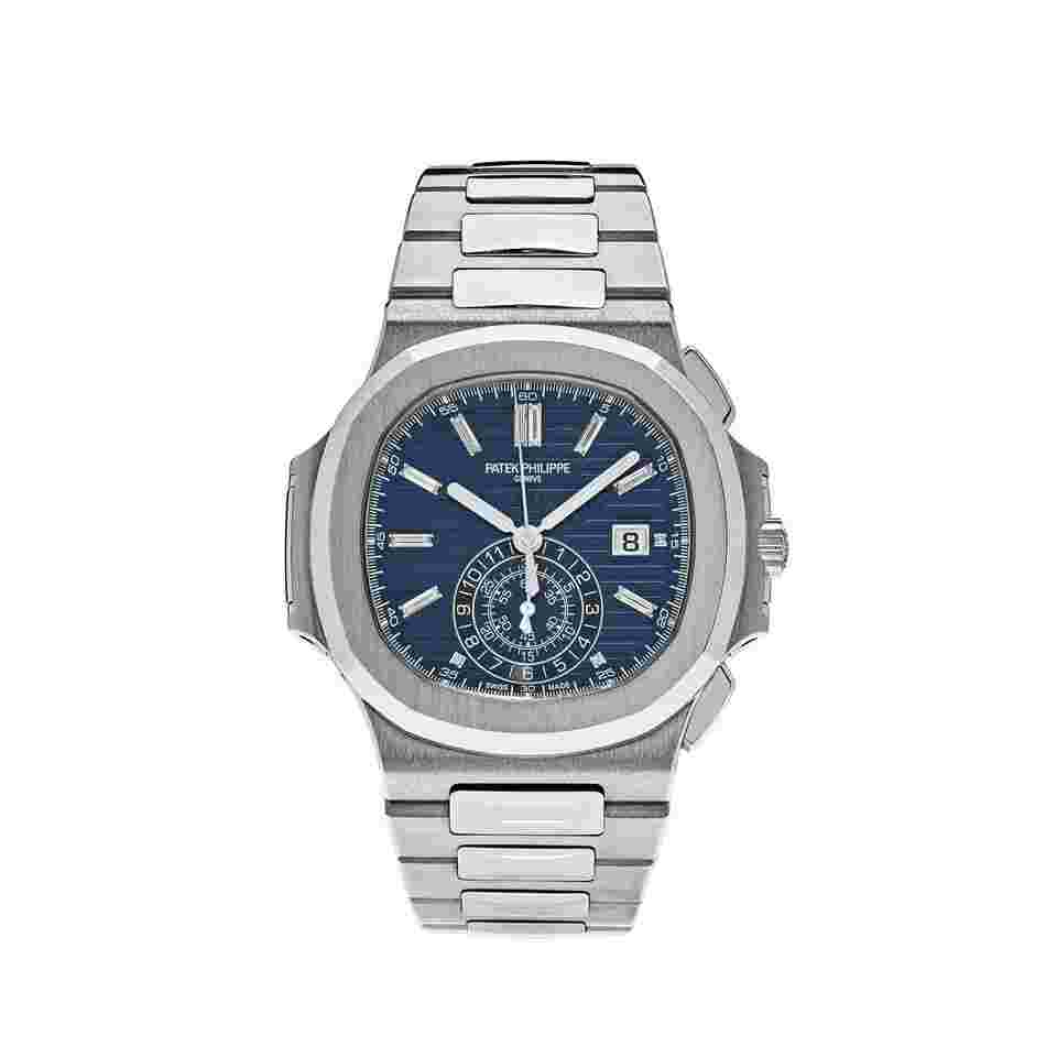 Patek Philippe Nautilus
5976/1G-001 '40th Anniversary' Chronograph White Gold Blue Diamond Dial Limited Edition (2017)