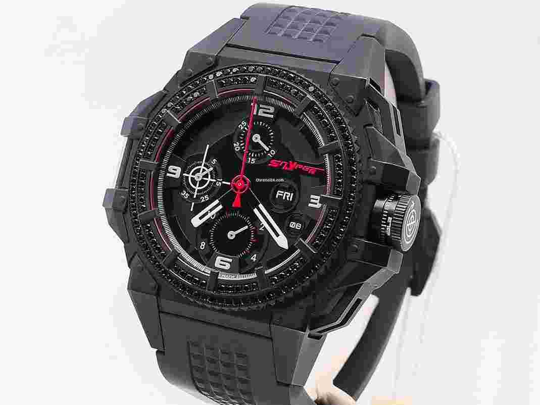 Snyper
                           
                                 One Chronograph 10.F15.00 Black Diamonds/Bezel