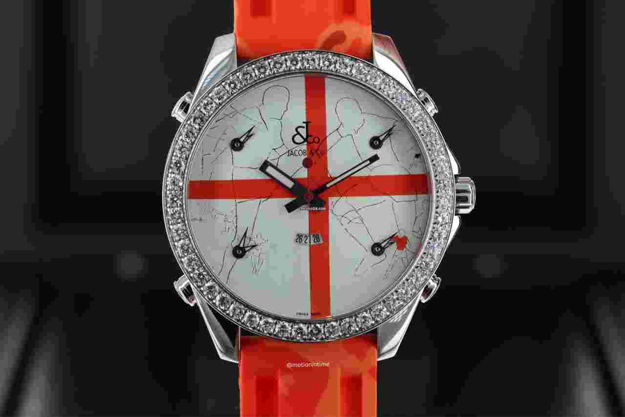 Jacob & Co. Five Time Zone
Switzerland Boutique Limited Edition Only 12 Pieces 5-Timezone 47mm Rare