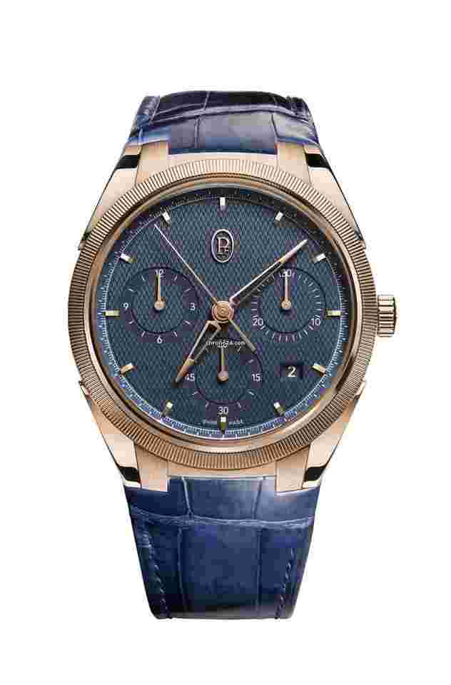 Parmigiani Fleurier Tonda
PF Chronograph Rose Gold Blue Mens Watch