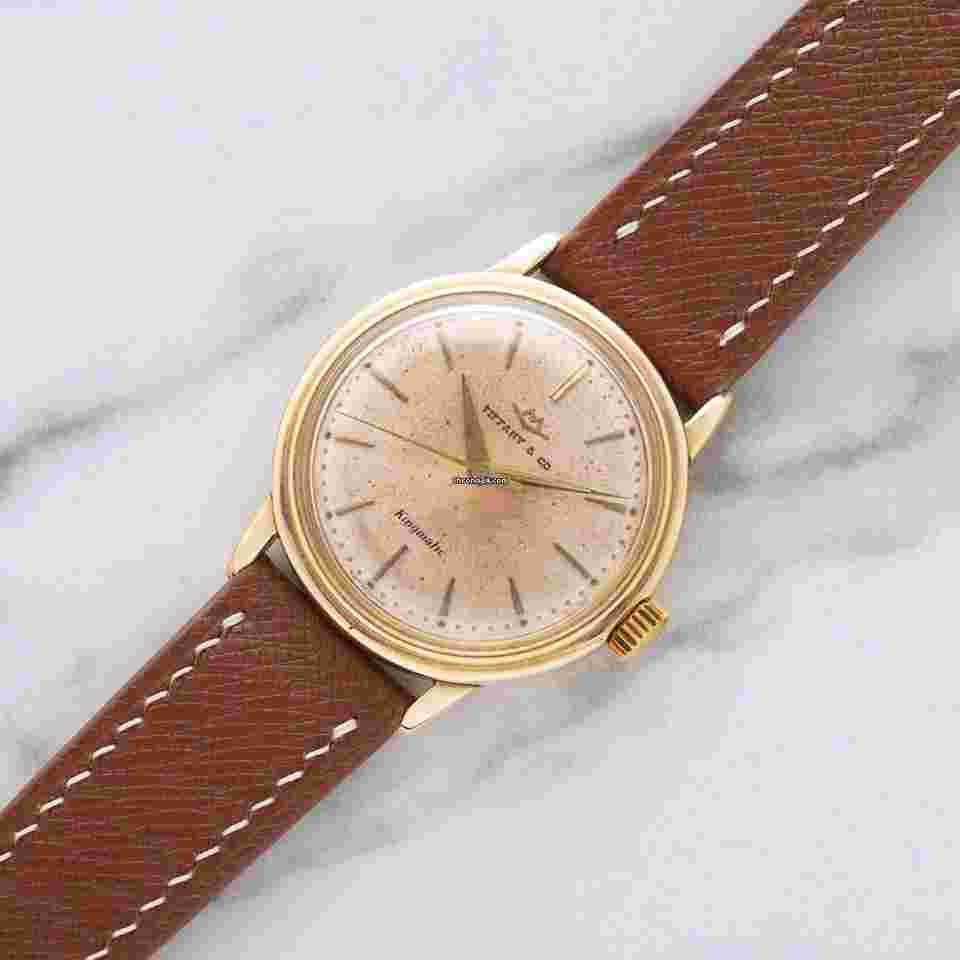 Movado Kingmatic
Tiffany & Co Signed Dial & "Stardust" Patina - w/Box