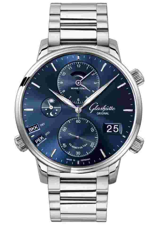 Glashütte Original Senator Cosmopolite
Stainless Steel Men’s Watch