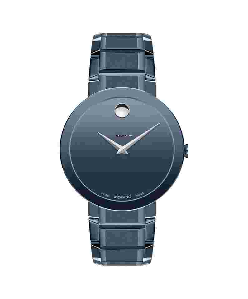 Movado Sapphire
Swiss Sapphire Blue PVD Stainless Steel Bracelet Watch 0607556