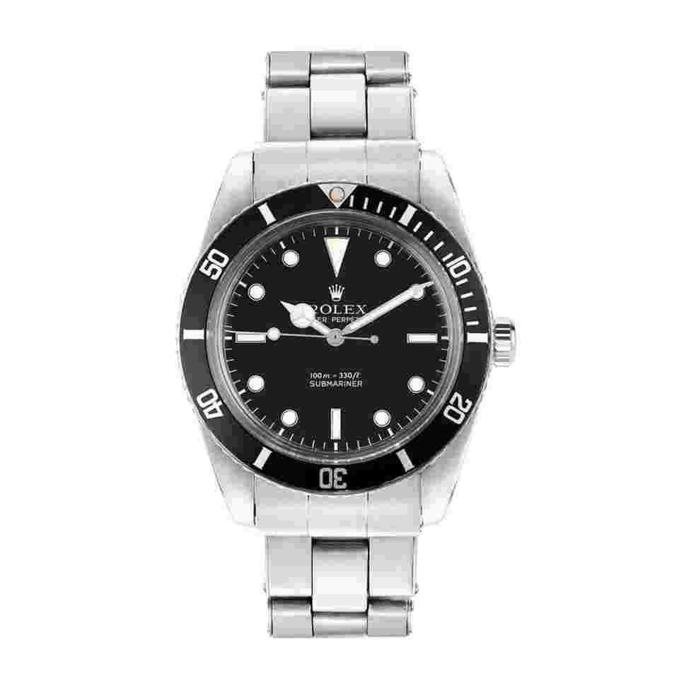 Rolex Submariner (No Date)
5508 Steel "Small Crown James Bond" Black Dial 37 mm