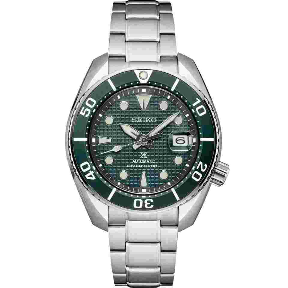 Seiko Prospex
Sumo Ice Green Dial 200M Divers Men's Watch SPB177