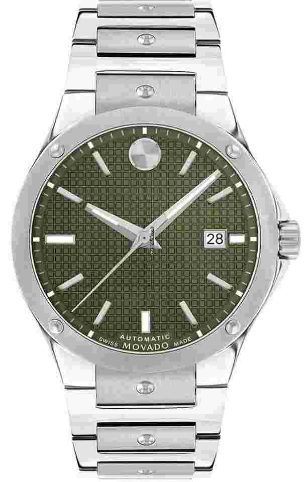 Movado
SE Green Dial Automatic Stainless Steel Bracelet Mens Watch 0607645