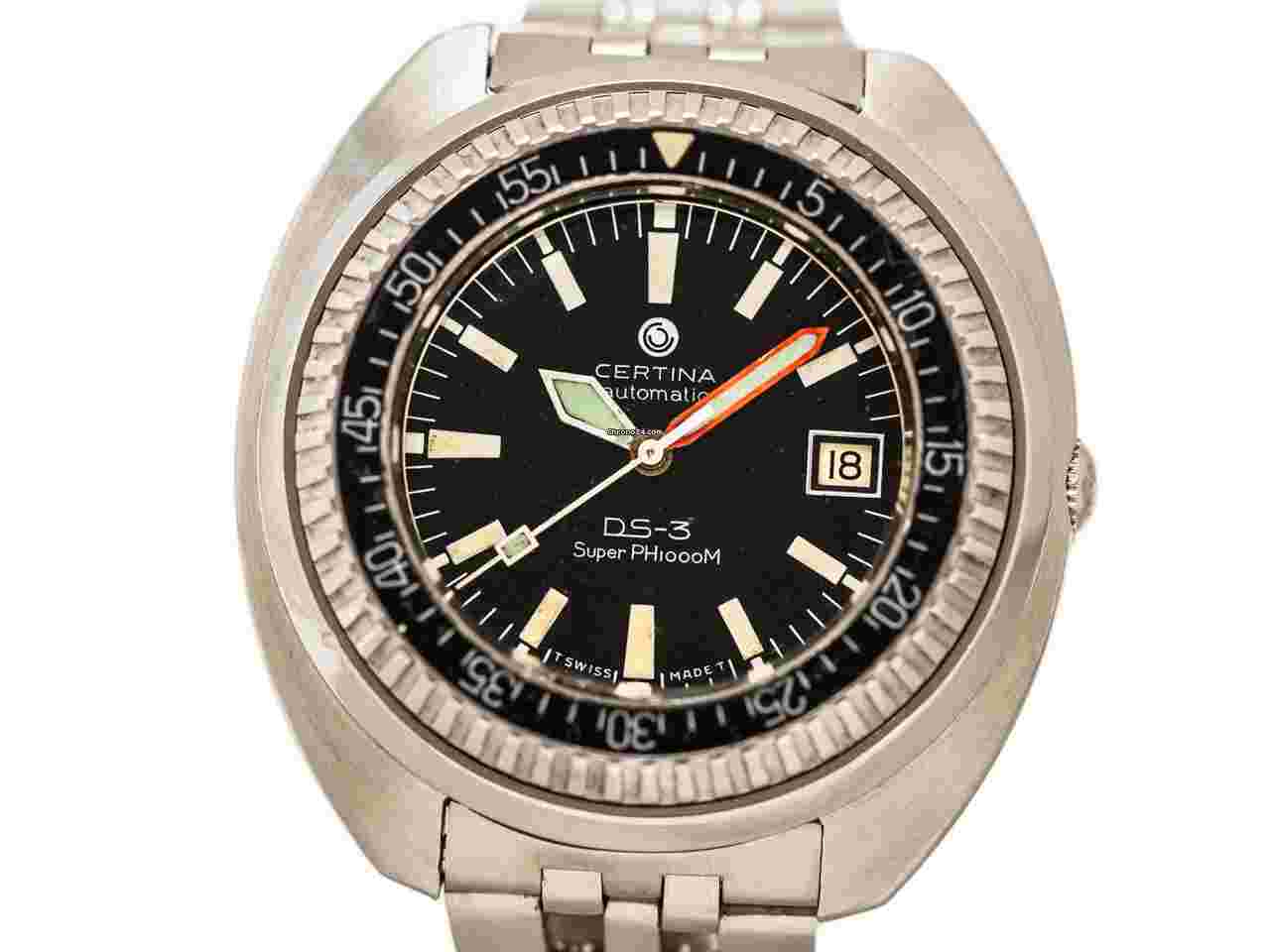 Certina DS
                           
                                 Vintage SUPER PH-1000M DS-3 Ref-919-1 Stainless Steel Bj-1975