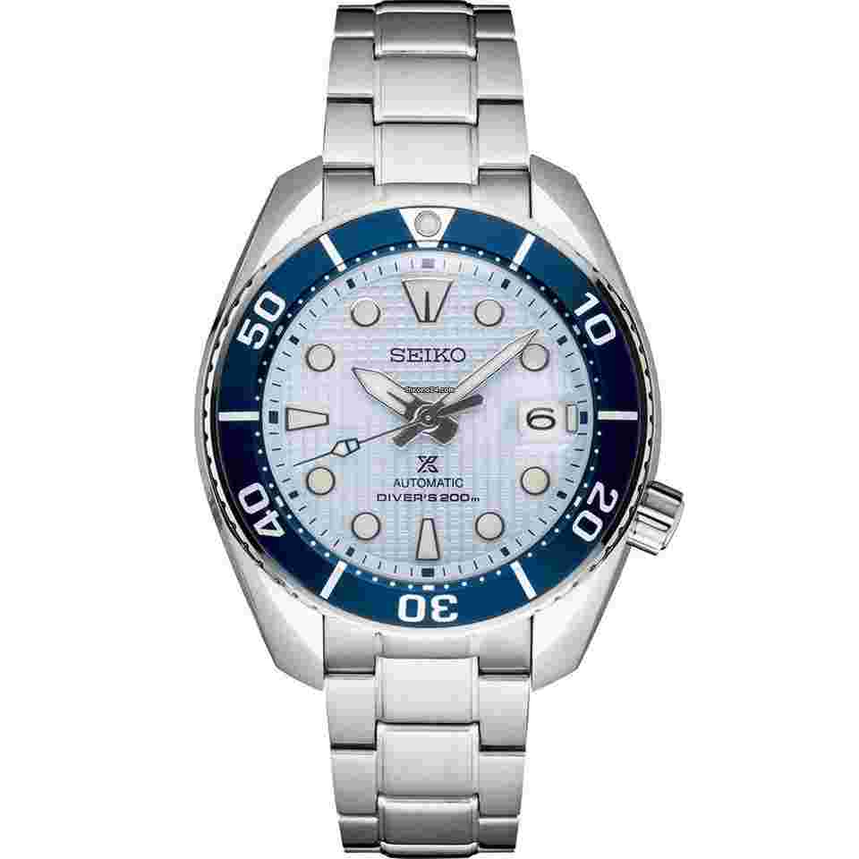 Seiko Prospex
Sumo Ice Blue Dial 200M Divers Men's Watch SPB179