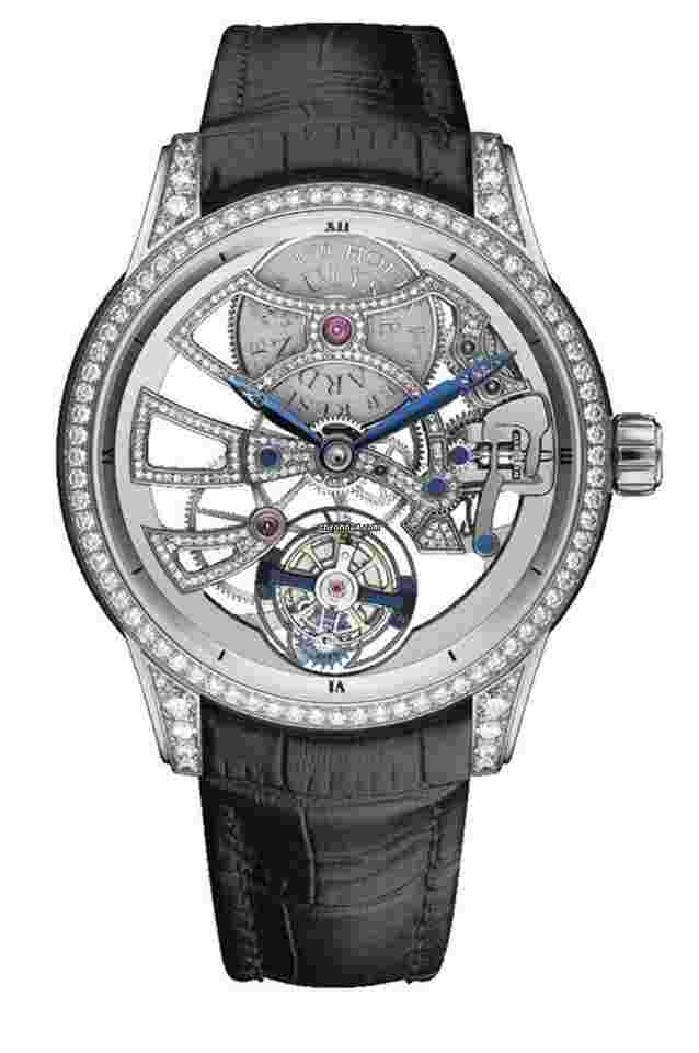 Ulysse Nardin Classic Skeleton Tourbillon
White Gold Diamonds Tourbillon Watch 1700-129BC