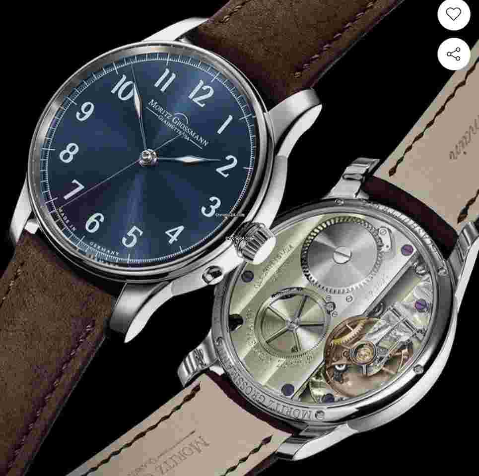 Moritz Grossmann
Central Second Steel Blue Dial 41mm Watch Limited Edition 25 pieces