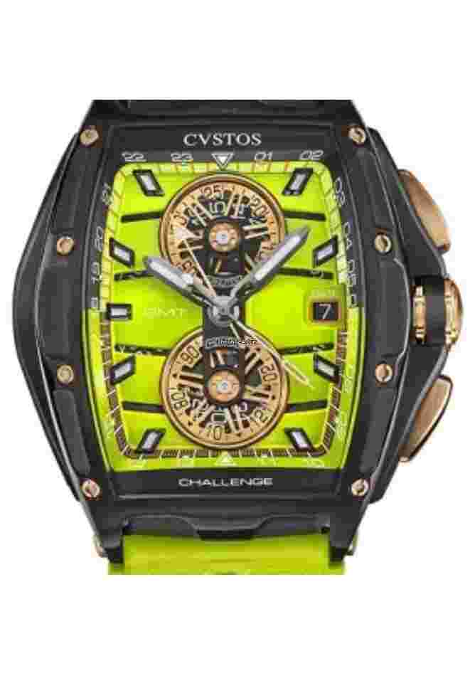 Cvstos Challenge
Chrono GMT Pistachio limited serie 25pieces