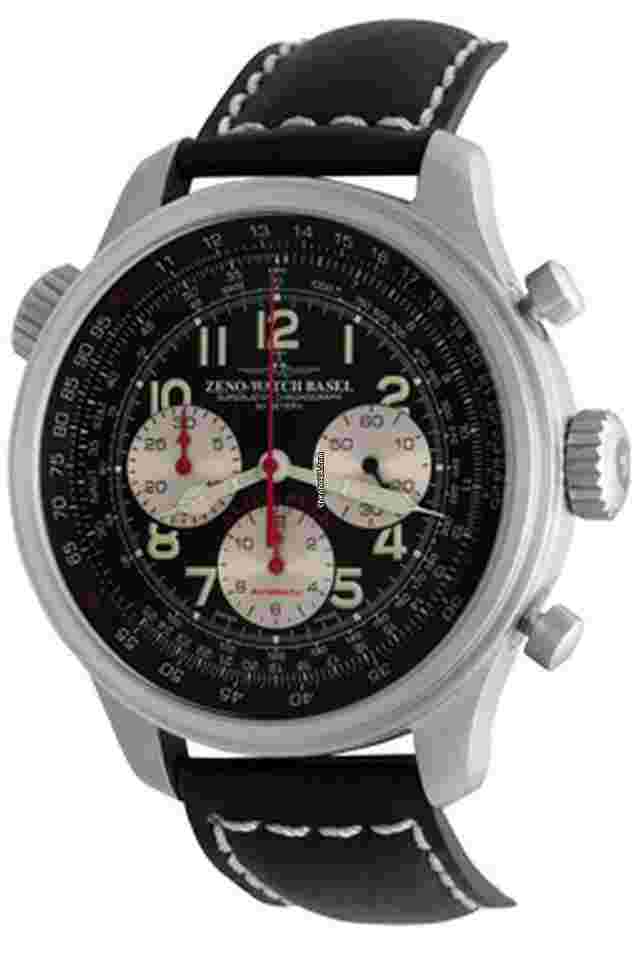 Zeno-Watch Basel OS Pilot
Oversized Slide Rule Chronograph 8557 Cal TH