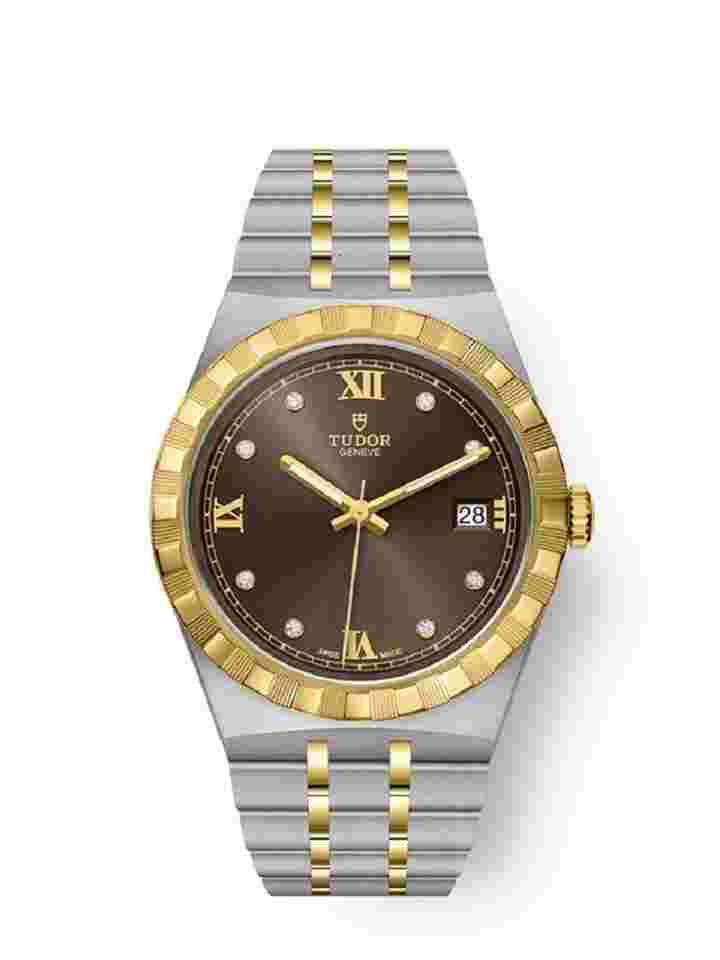 Tudor Royal
Unworn 2024 Royal Steel 18k Yellow Gold Diamonds 38mm Ref# M28503-0008 box and papers