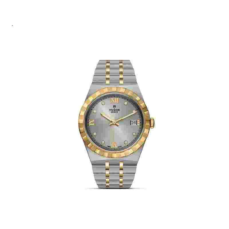 Tudor Royal
Unworn 2024 Royal Steel 18k Yellow Gold Diamonds 38mm Ref#M28503-0002 box and papers