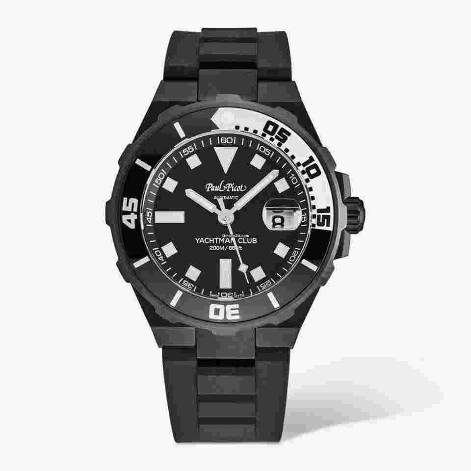 Paul Picot Yachtman
Club Black Dial Men's Automatic Watch