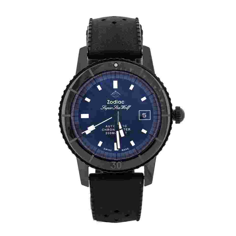Zodiac Sea Wolf
Super Sea Wolf Compression Ceramic Black Dial 41mm ZO9595