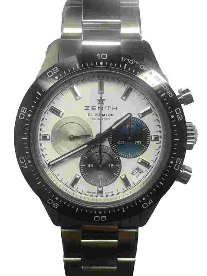 Zenith Chronomaster Sport
El Primero 41mm Chronomaster Sport 03.3100.3600 White Tricolor Dial Automatic Men's Watch