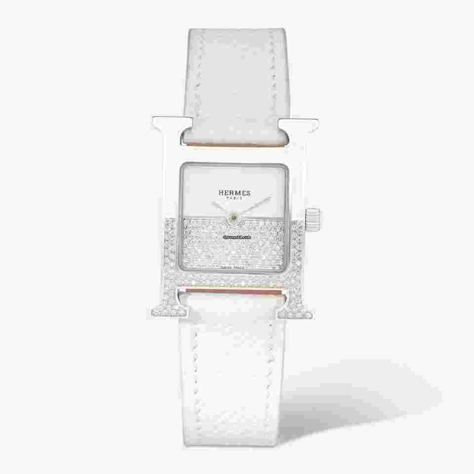 Hermès Heure H
PM Stainless Steel Diamond Quartz Ladies Watch