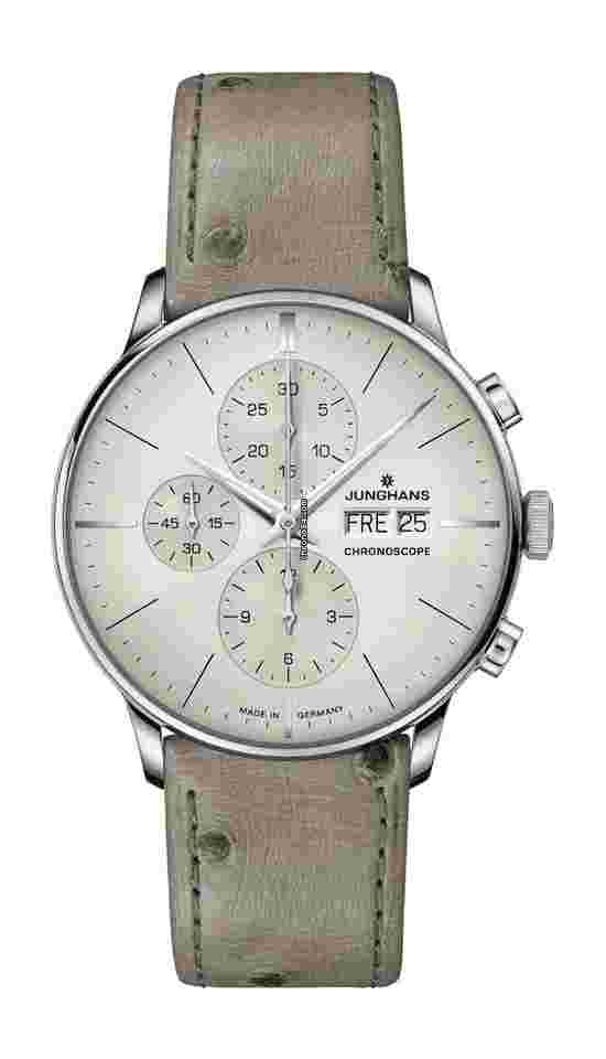 Junghans Meister Chronoscope
40.7mm Leather Strap Watch 27/4223.02