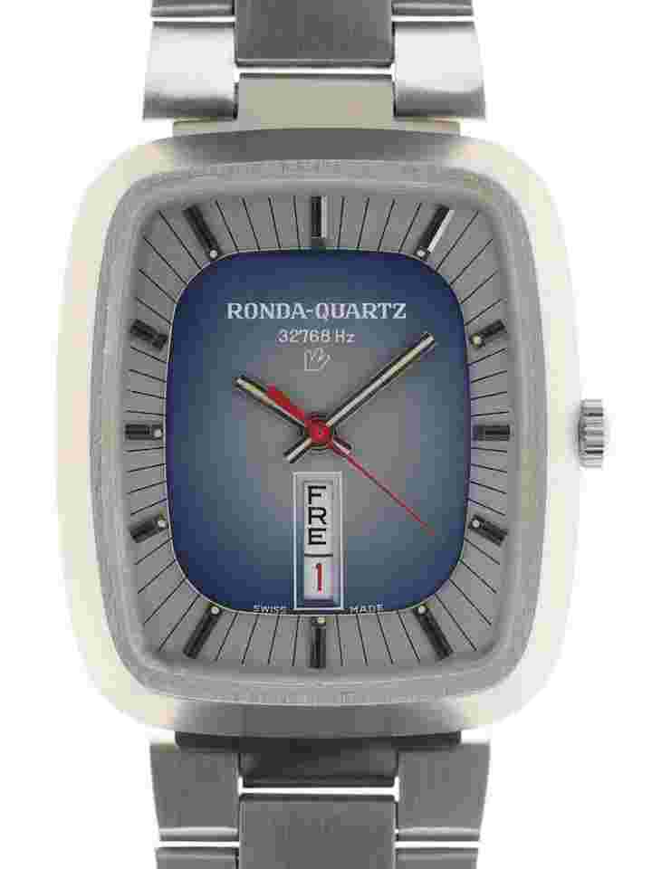 Ronda Quartz Stainless Steel 1970s