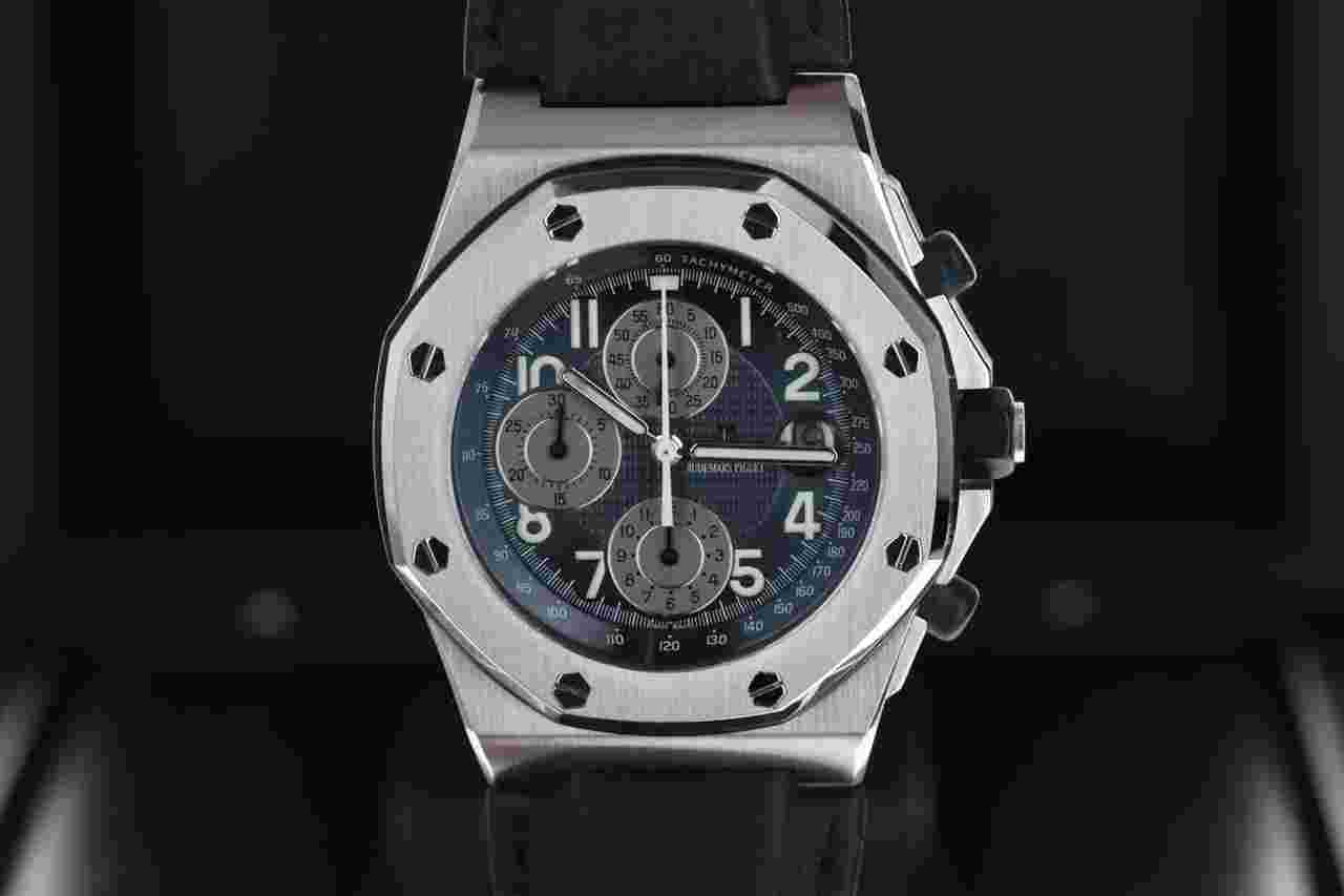 Audemars Piguet Royal Oak Offshore Chronograph
Predecessor to the End of Days Blue Arabic Clous de Paris 25770ST BEAST