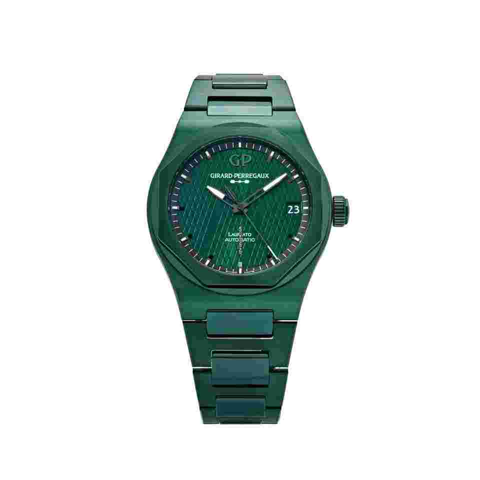 Girard Perregaux Laureato
81010-32-3081-1CX Ceramic Green Dial Aston Martin Limited Edition (2023)