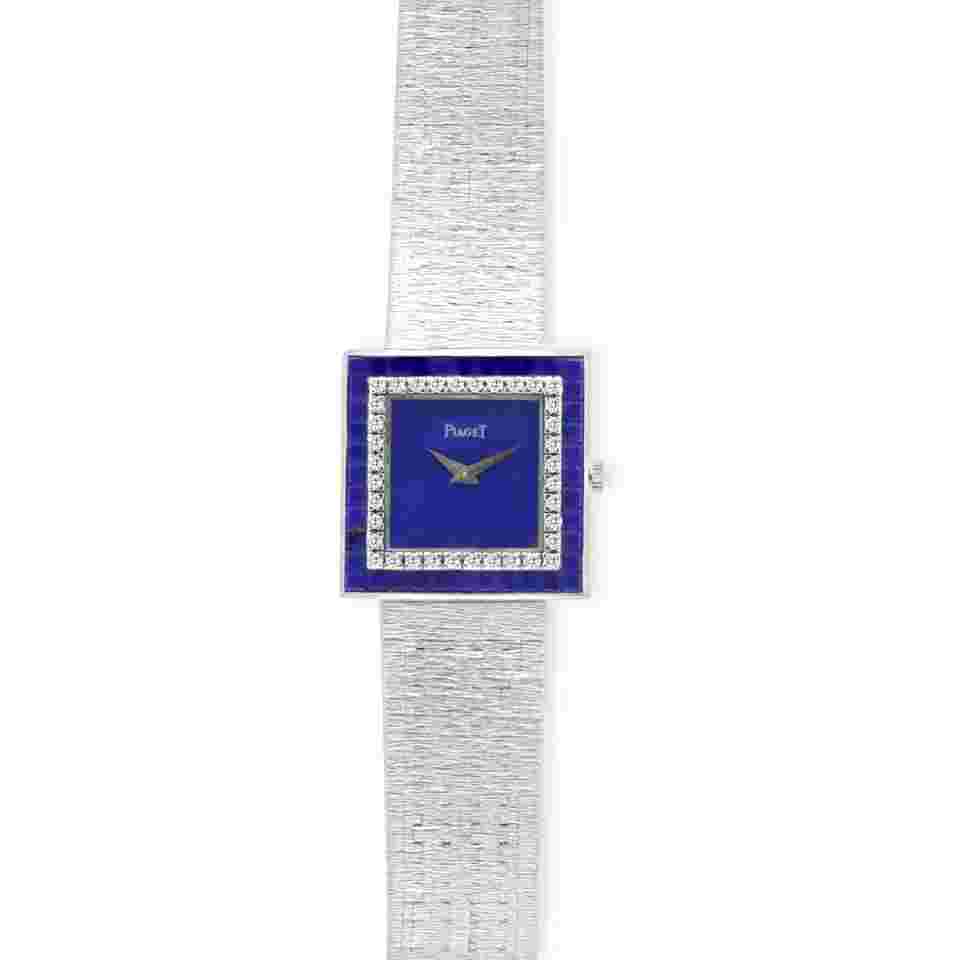 Piaget
Vintage Diamond Lapis 18K White Gold Manual Winding