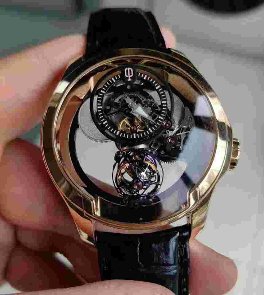 Purene Rose gold three-axis three-dimensional tourbillon 48MM PURENELL
