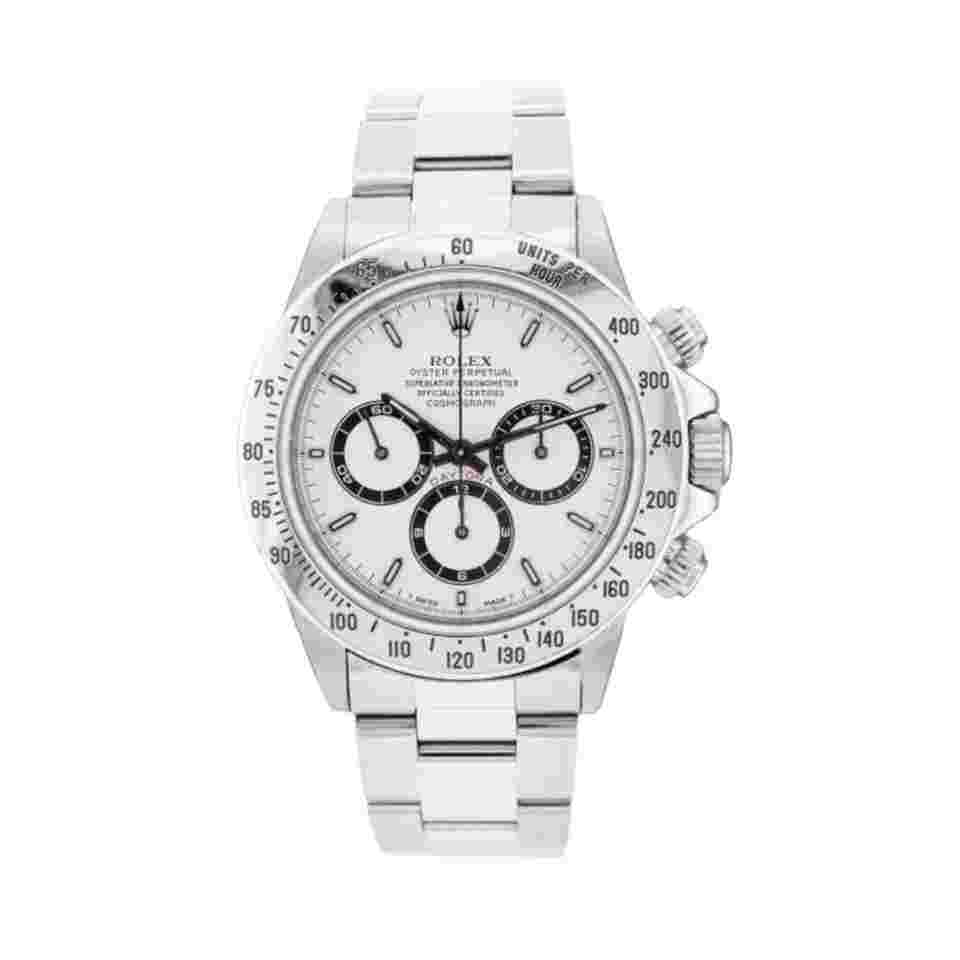 Rolex Daytona
16520 Zenith Movement Stainless Steel White Dial