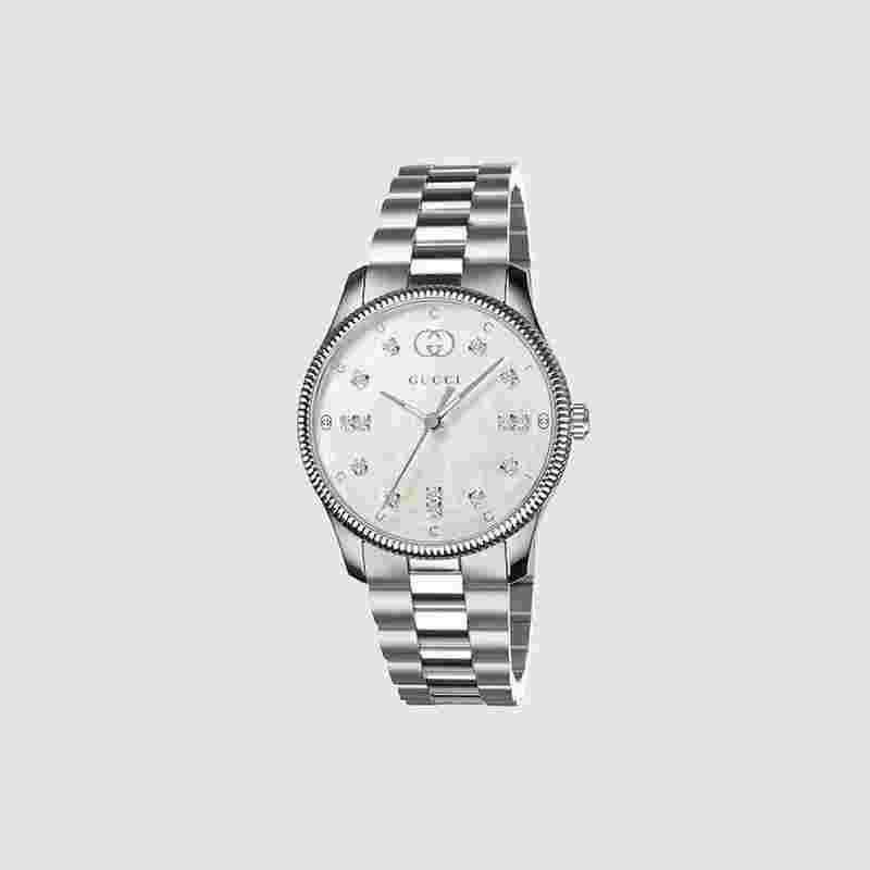 Gucci G-Timeless
29mm White Mother of Pearl Dial Stainless Steel Watch YA1265064