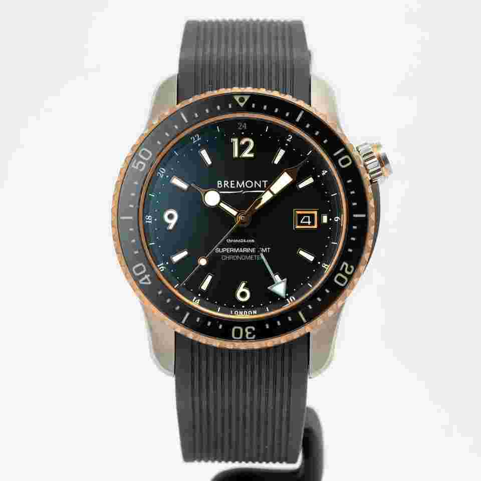 Bremont Supermarine
Descent II Automatic GMT Titanium & Bronze 43mm (DESCENT-II-R-S)