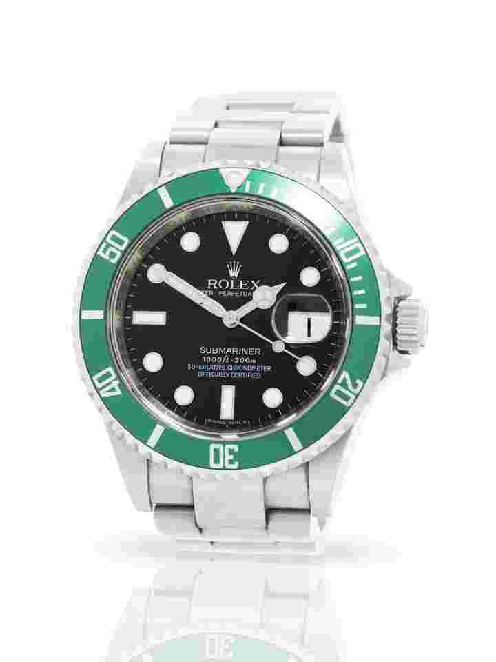 Rolex Submariner Date
16610LV 'Kermit' - Box & Papers (un-dated) - 24-Month Warranty - 2008