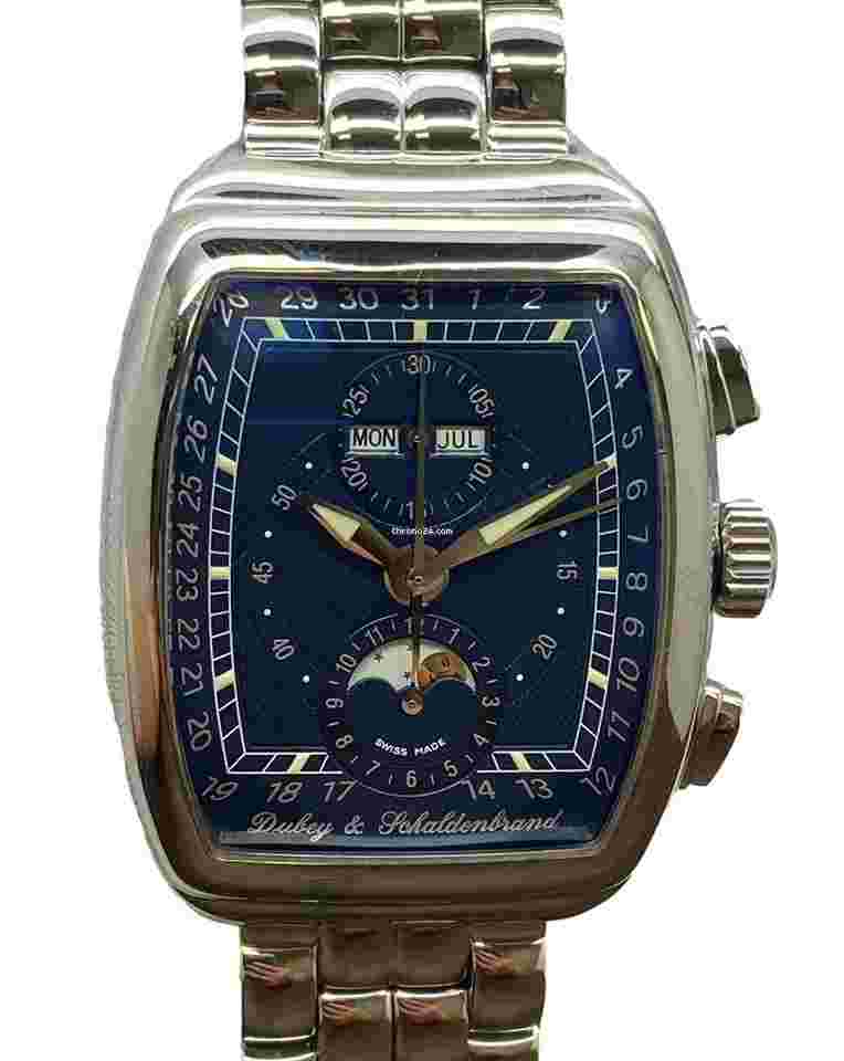 Dubey & Schaldenbrand
Triple Calendar Moonphase Gran Chrono Astro Blue Dial Automatic Men's Watch