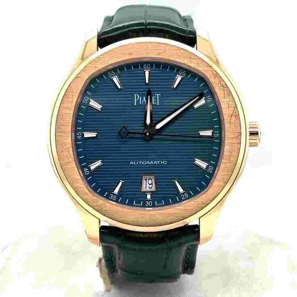 Piaget Polo
Date Automatic 42mm 18k Rose Gold Green Dial Men's Watch G0A47010