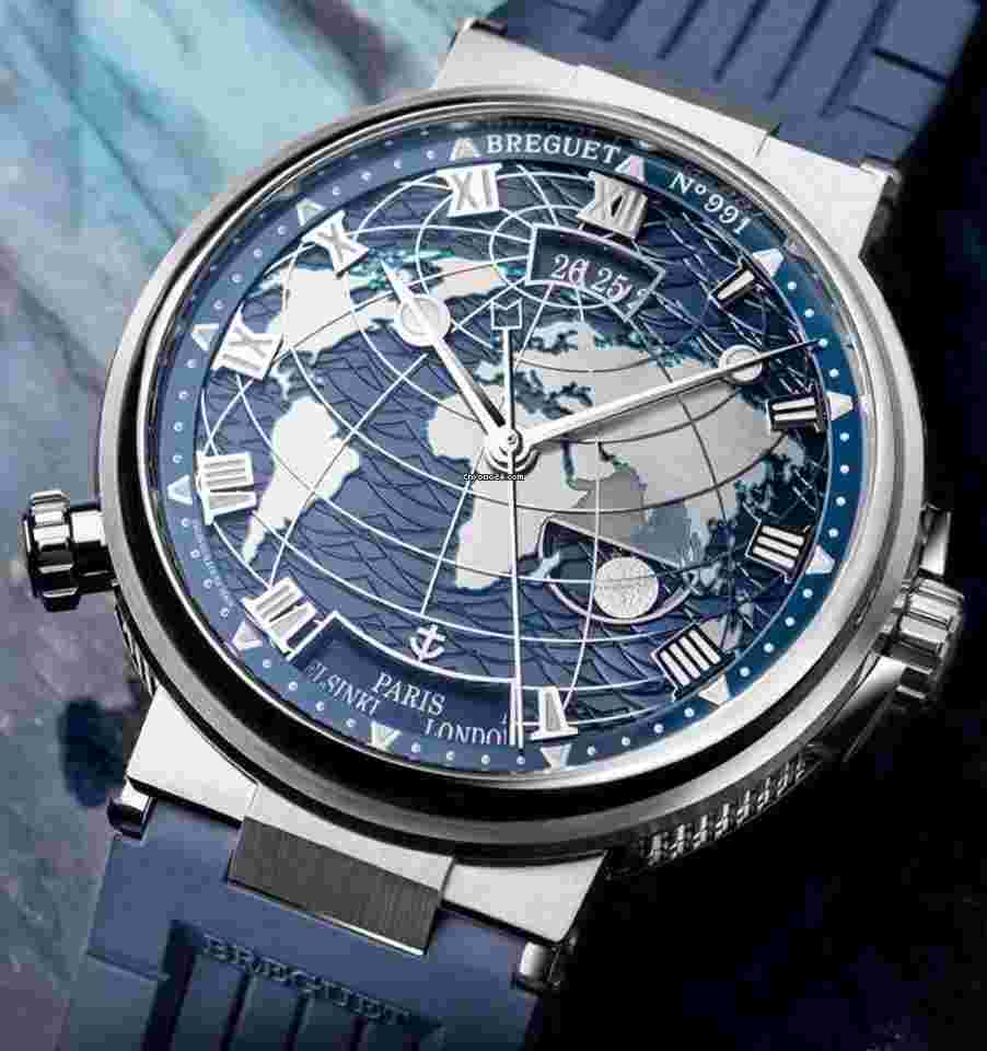 Breguet Marine
NEW 2024 Marine Hora Mundi Automatic 43.9 Mm