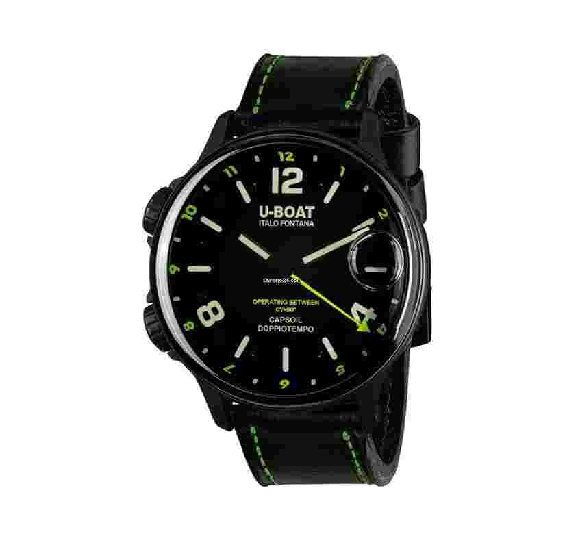 U-Boat
Capsoil Doppiotempo DLC GMT Mens Watch 55mm 9675
